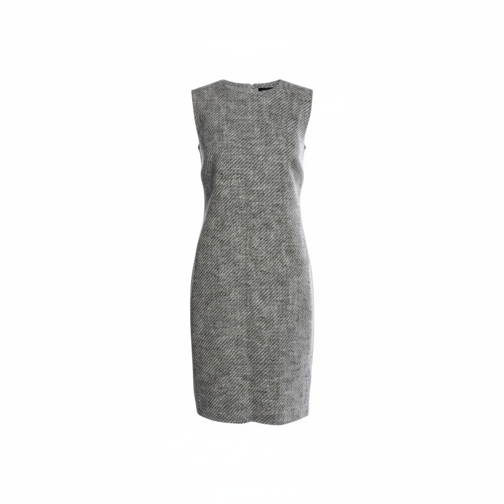 St. John Size 18 Plus Size Sleeveless Tweed Sheath Dress Business Workwear $1295